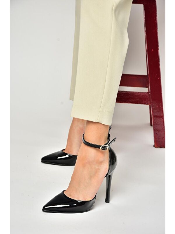 S3726647 Siyah Kadın Topuklu Ayakkabı - Görsel 6