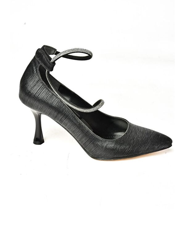 S2460697 Siyah Kadın Topuklu Ayakkabı - Görsel 2