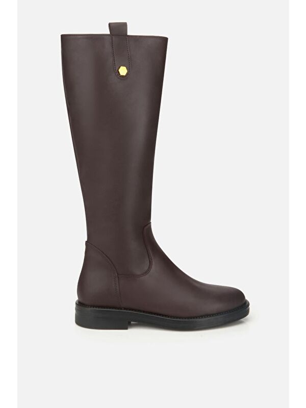 Yaya By Hotiç Kahverengi Yaya By Hotiç Yaya By Kadın Binici Düz Çizme