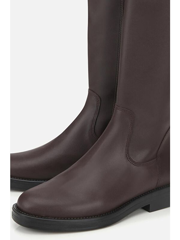 Yaya By Hotiç Kahverengi Yaya By Hotiç Yaya By Kadın Binici Düz Çizme