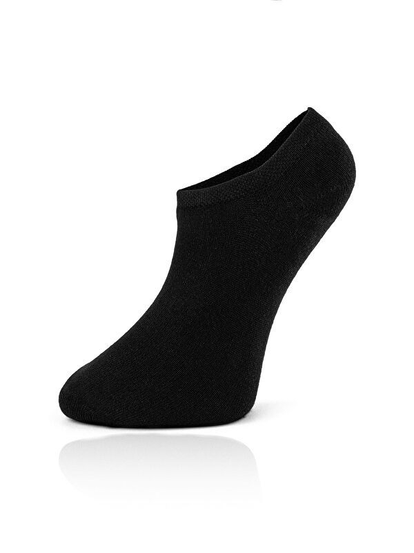 6'lı Kadın Karışık Renk Bambu Yüksek Kaliteli Dikişsiz Yumuşak Nefes Alabilen Sneakers Çorap - Görsel 3