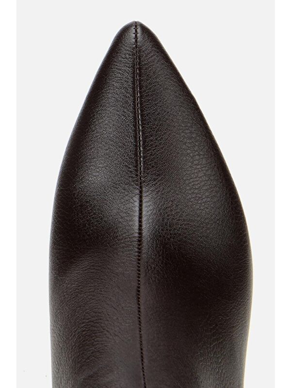 Yaya By Hotiç Kahverengi Yaya By Hotiç Yaya By Kadın Fermuarlı Kalın Topuklu Bot