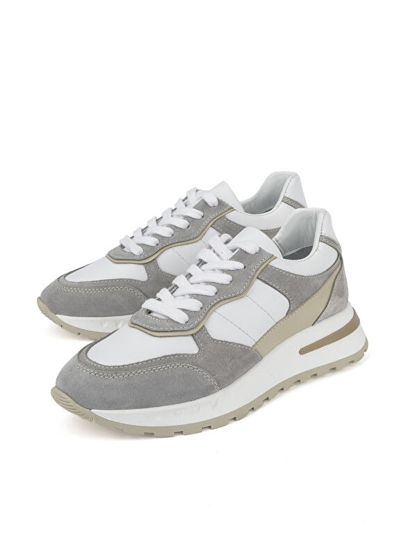 Kadın Hakiki Deri Sneaker 1431000Z6020 Beyaz - Görsel 6