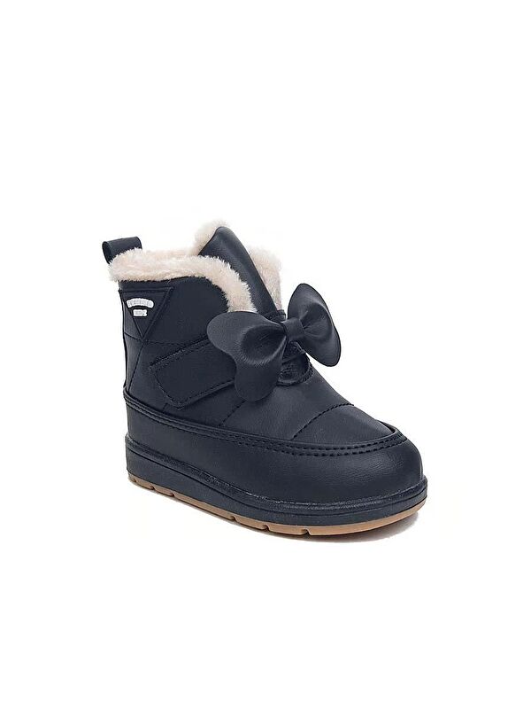 Rmd 341 Bant Kurdela Detaylı Kürklü Kız Çocuk Bebek Bot - Görsel 3