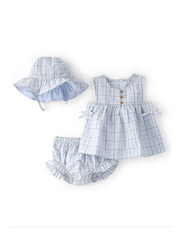 Carter's Kız Bebek Alt Üst Set 3 Ay-24 Ay Mavi