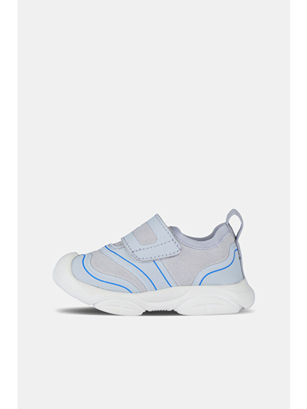 Ezzy Hafif Erkek Bebek Gri Spor Ayakkabı - Görsel 3