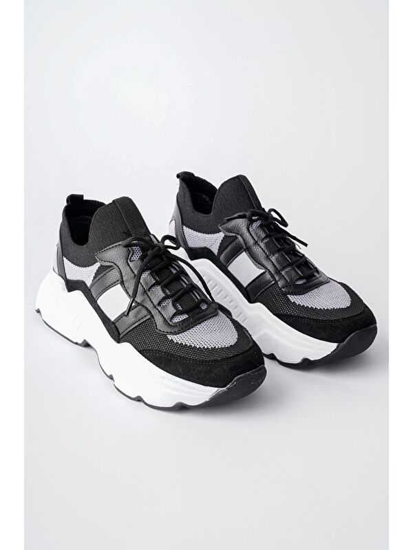 SEPHO Günlük Yürüyüş Koşu Yüksek Taban Rahat Kadın Sneaker Spor Ayakkabı - Görsel 5