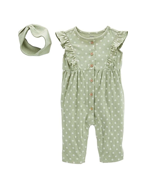 Carter's Kız Bebek Tulumlu Set
