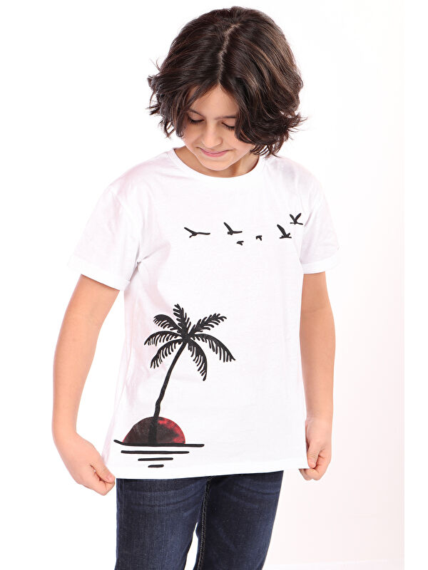 Toontoykids Erkek Çocuk Baskılı Tişört