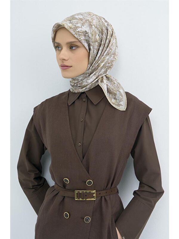 ARMİNE Saf İpek Sura Eşarp 9546D 80