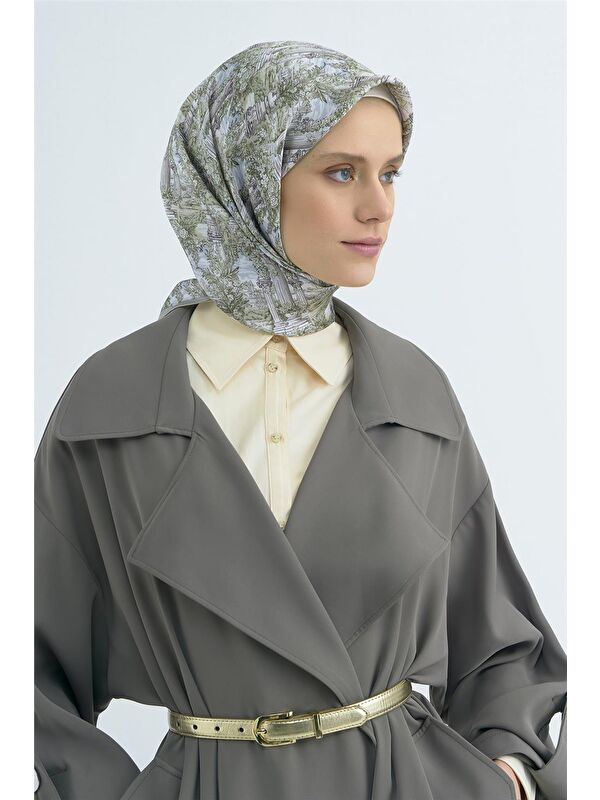 ARMİNE Saf İpek Twill Eşarp 9546D 82