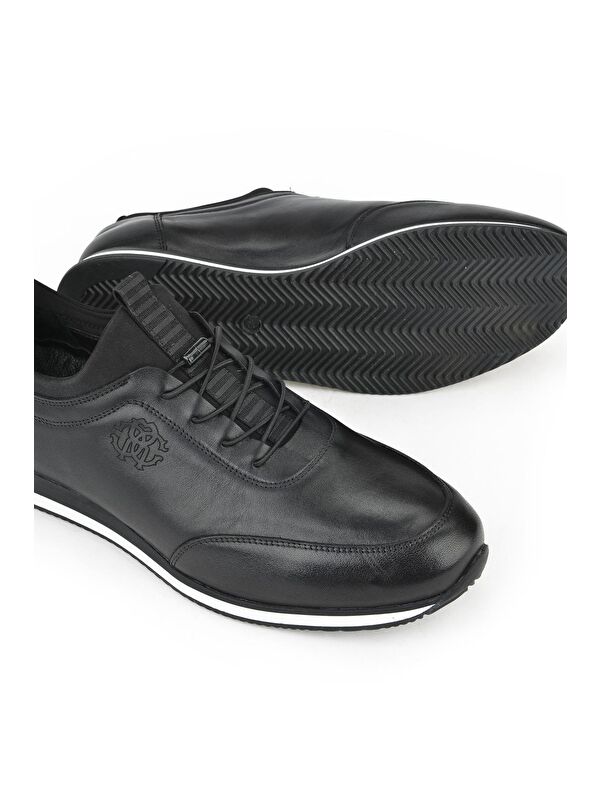 Erkek Hakiki Deri Ayakkabı 151745Z0807 Siyah - Görsel 5