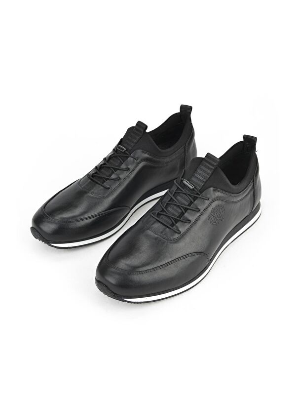 Erkek Hakiki Deri Ayakkabı 151745Z0807 Siyah - Görsel 6