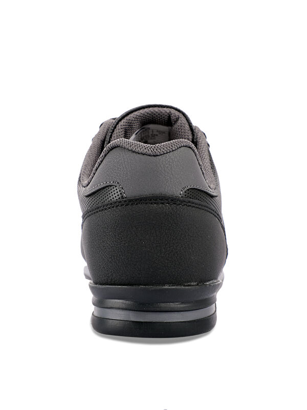 OMEGA IN Büyük Beden Erkek Sneaker Ayakkabı Siyah / Siyah - Görsel 7