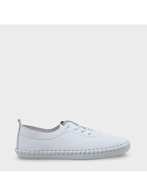Capone Outfitters Fina Hakiki Deri Soft Konfor Tabanlı Kadın Sneaker