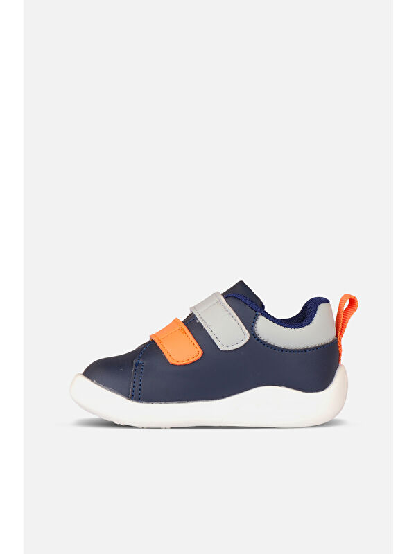 Bangkok Hafif Erkek Bebek İlk Adım Lacivert Günlük Ayakkabı - Görsel 3