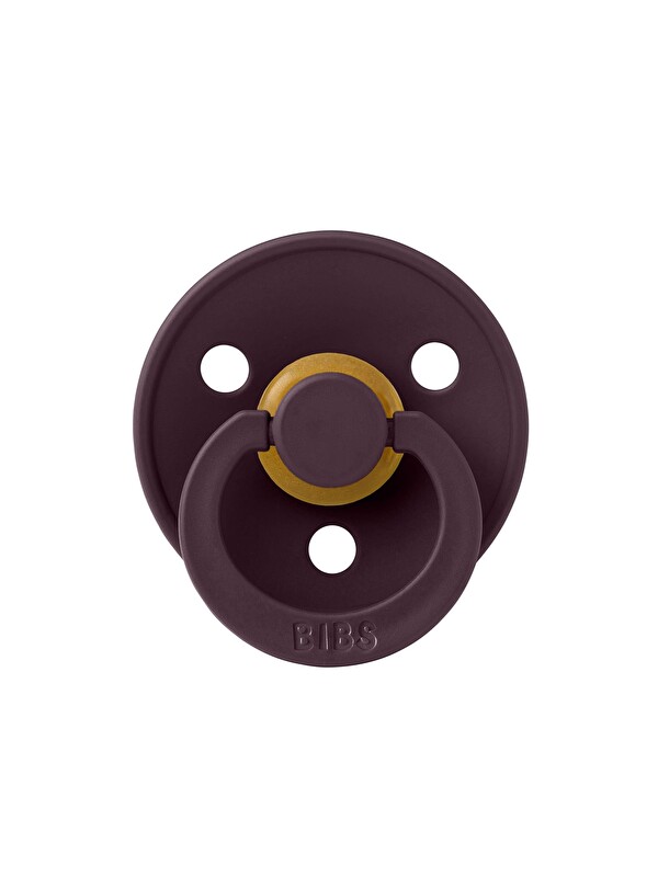 Bibs Colour Kauçuk Emzik - Plum-0-6 Ay