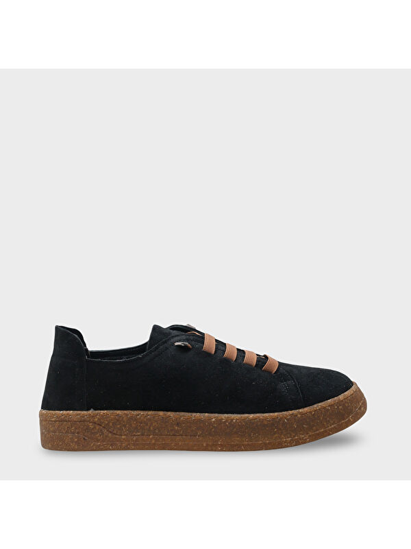 Capone Outfitters Matelda Hakiki Deri Süet Sneaker