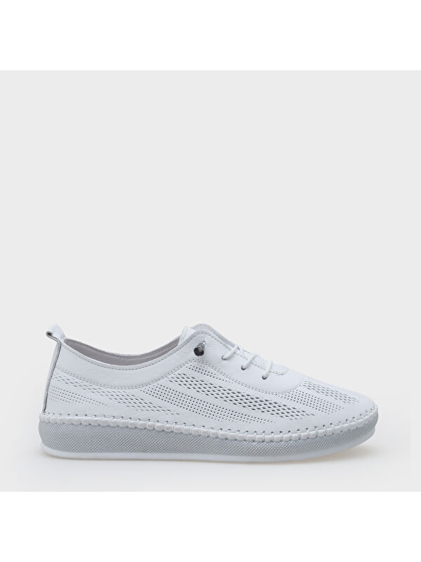 Capone Outfitters Torrie Hakiki Deri Soft Konfor Tabanlı Kadın Sneaker
