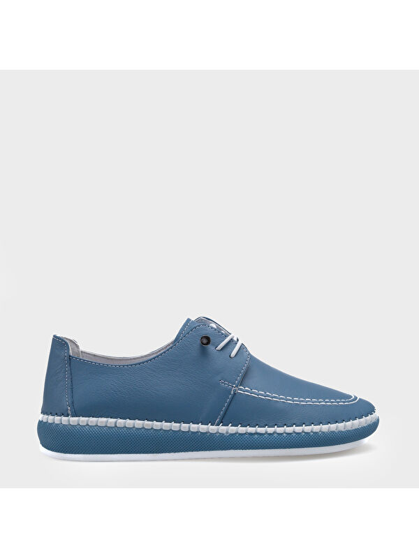 Capone Outfitters Michele Hakiki Deri Soft Konfor Tabanlı Kadın Sneaker