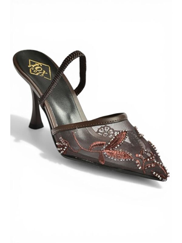 Fox Shoes Kahverengi Kadın Topuklu Ayakkabı Y752176315
