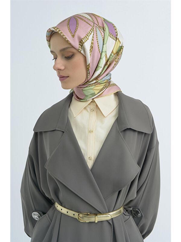 ARMİNE Saf İpek Twill Eşarp 9531D 05
