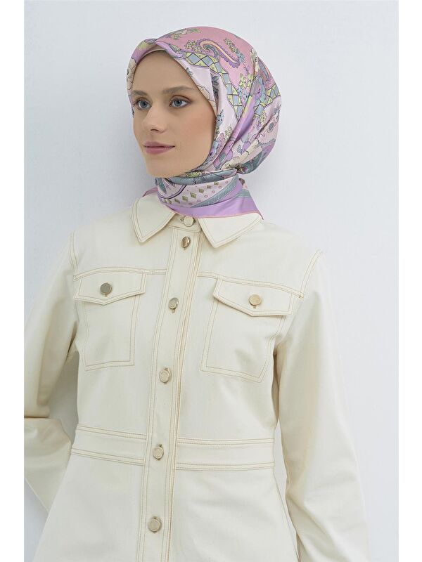 ARMİNE Saf İpek Twill Eşarp 9535D 87
