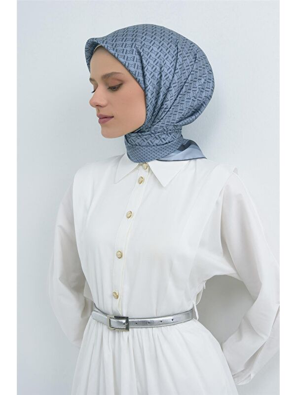 ARMİNE Saf İpek Twill Eşarp 9502D 02