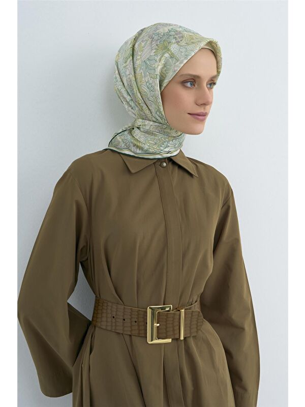 ARMİNE Saf İpek Twill Eşarp 9508D 85