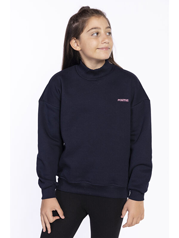 Toontoykids Kız Çocuk İçi Pamuklu Sweatshirt