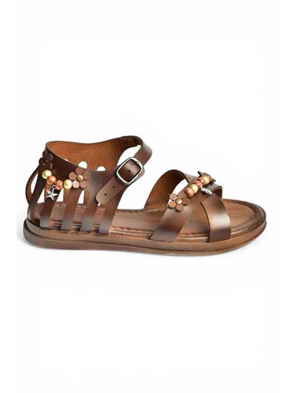 Fox Shoes Kahverengi Kadın Sandalet Y390360203