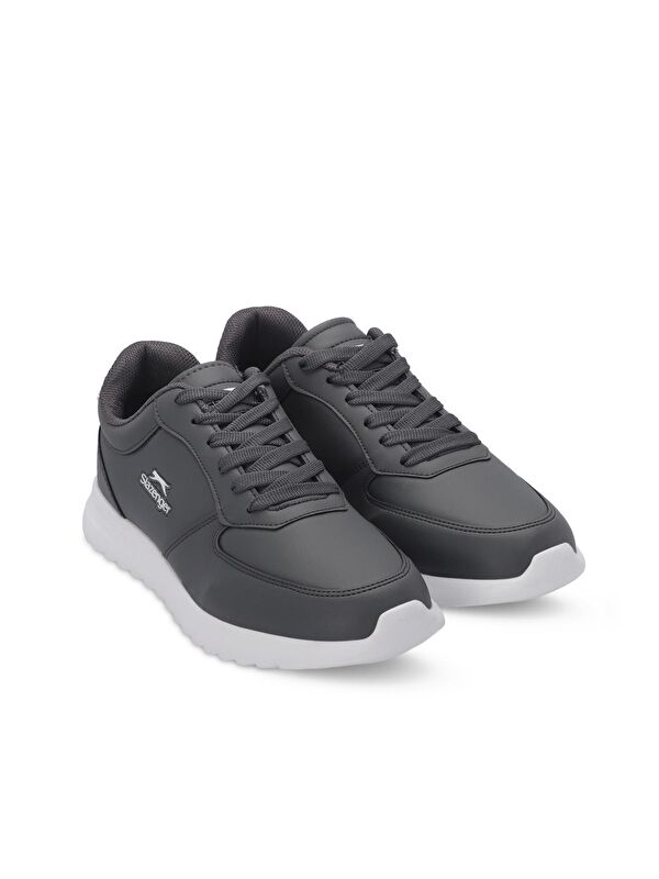 Kadın Sneaker Ayakkabı Koyu Gri / Beyaz - Görsel 3