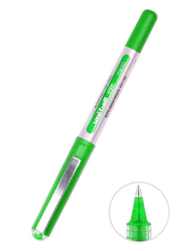 Uni-Ball Pilot Kalem 1 Adet Uniball Eye Mikro 0.5 mm Roller Pilot Kalem Ub-150 Roller Uçlu Likit Mürekkepli P