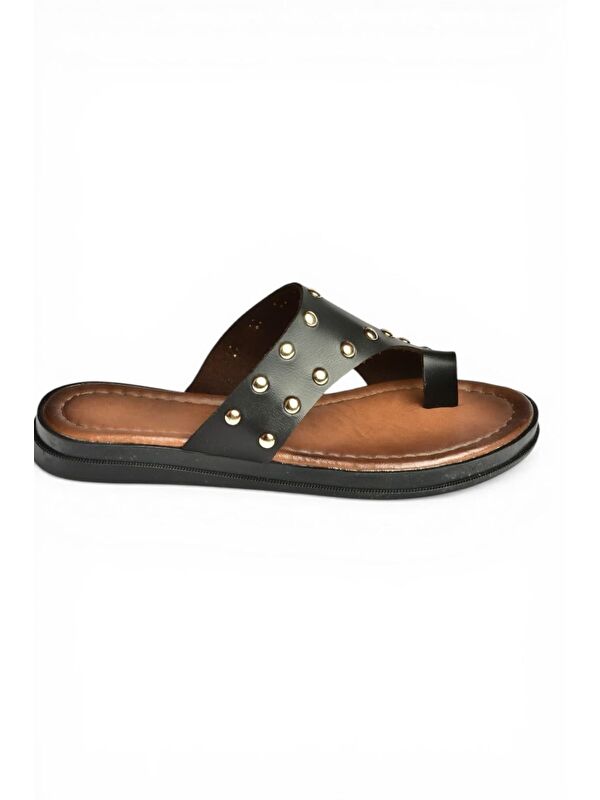 Fox Shoes Siyah Kadın Terlik Y390450403