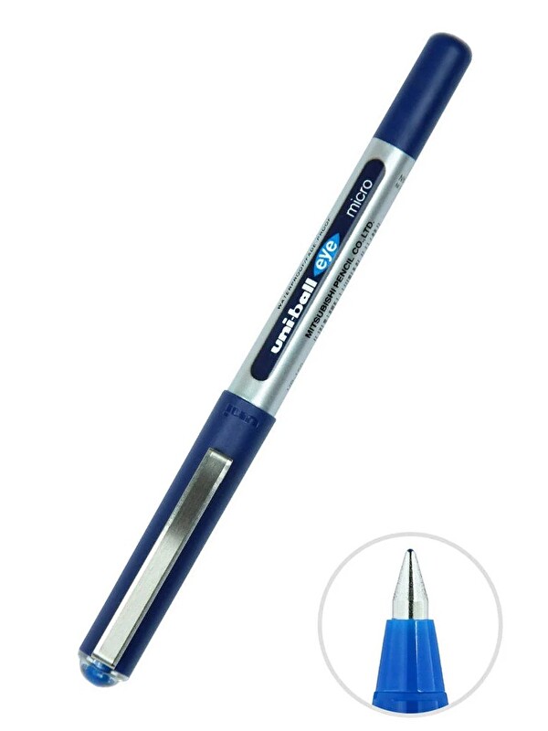 Uni-Ball Pilot Kalem 1 Adet Uniball Eye Mikro 0.5 mm Roller Pilot Kalem Ub-150 Roller Uçlu Likit Mürekkepli P