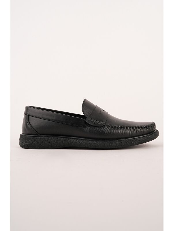 Muggo GENTZ Hakiki Deri Rahat Taban Erkek Günlük Klasik Loafer Ayakkabı