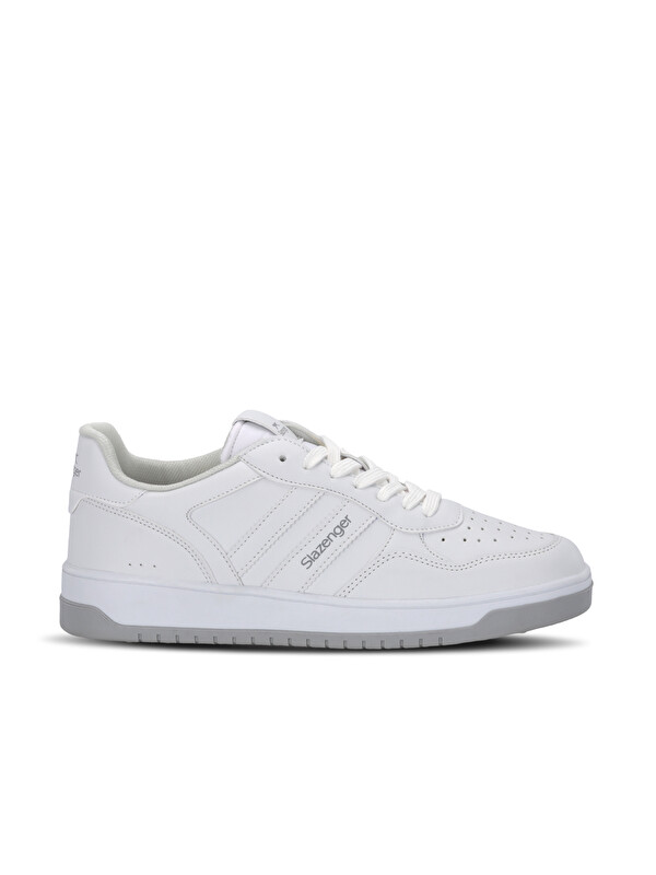 SLAZENGER FOX Erkek Beyaz / Gri Günlük Spor Ayakkabısı