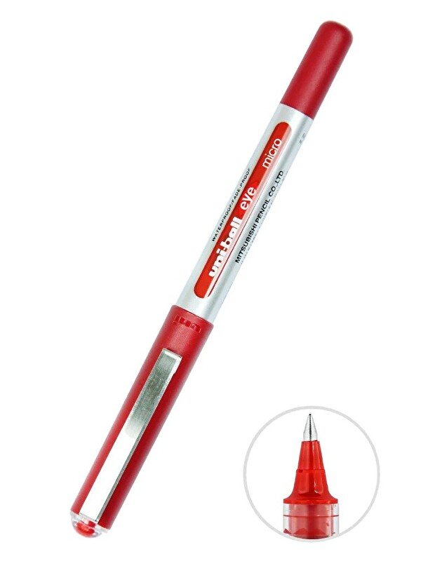 Uni-Ball Pilot Kalem 1 Adet Uniball Eye Mikro 0.5 mm Roller Pilot Kalem Ub-150 Roller Uçlu Likit Mürekkepli P