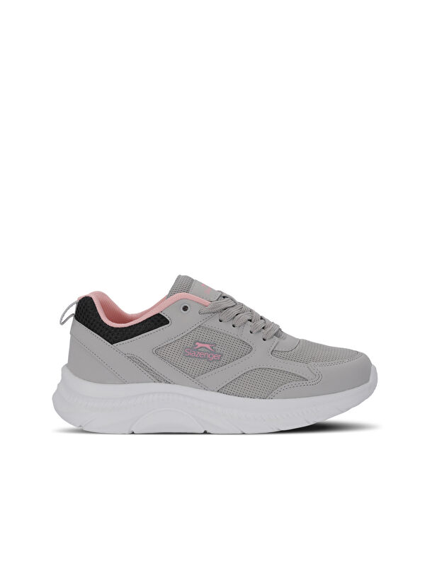 SLAZENGER GENESIS Kadın Gri / Pembe Koşu & Yürüyüş Spor Ayakkabısı