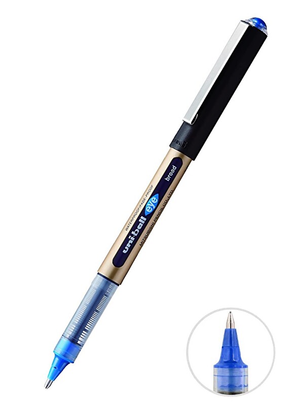 Uni-Ball Pilot Kalem 1 Adet Uniball Eye Broad 1.0 mm Roller Pilot Kalem Ub-150-10 Roller Uçlu Likit Mürekkepl