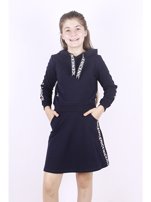 Toontoykids Kız Çocuk Nice Şeritli Etekli Takım