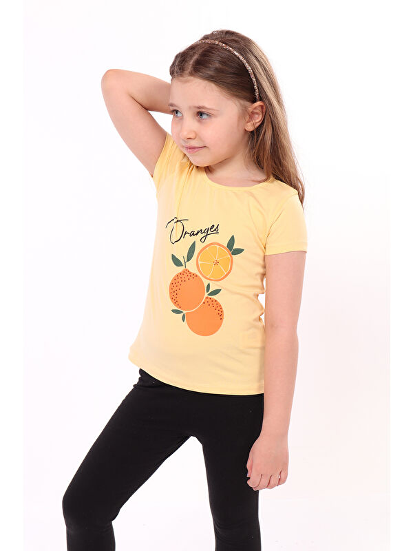 Toontoykids Kız Bebek Baskılı Tişört