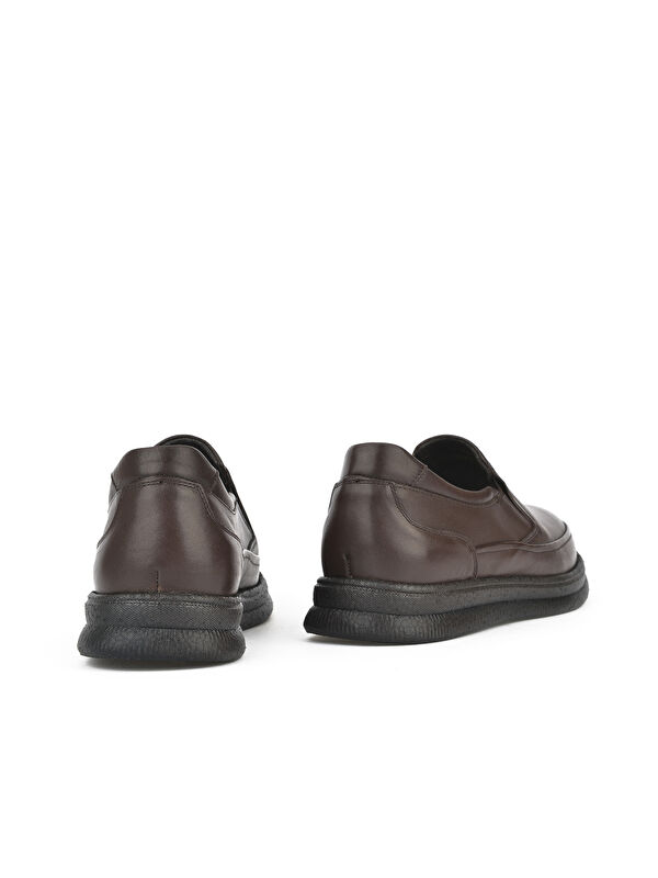 Erkek Hakiki Deri Konfor Ayakkabı 14310ZCL03 Kahve - Görsel 4