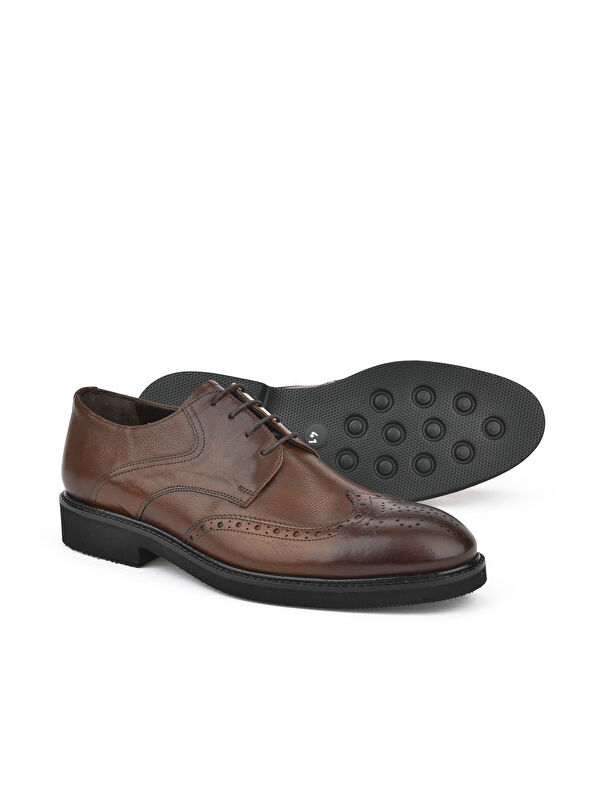 Erkek Hakiki Deri Ayakkabı 143145Z6252 Taba - Görsel 5