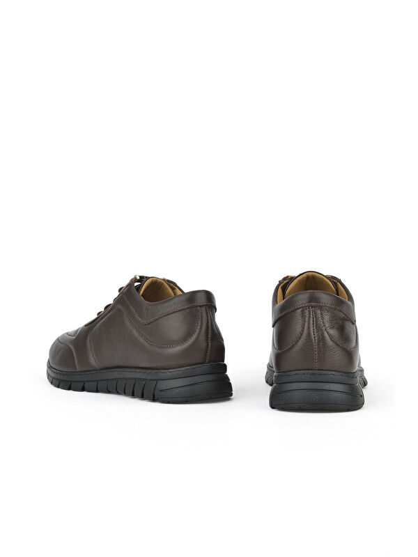 kKadın Hakiki Deri Casual Ayakkabı 143992ZSP200 Kahve - Görsel 4