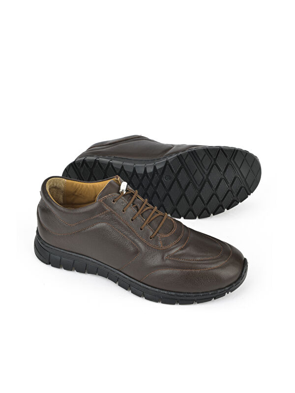 kKadın Hakiki Deri Casual Ayakkabı 143992ZSP200 Kahve - Görsel 5