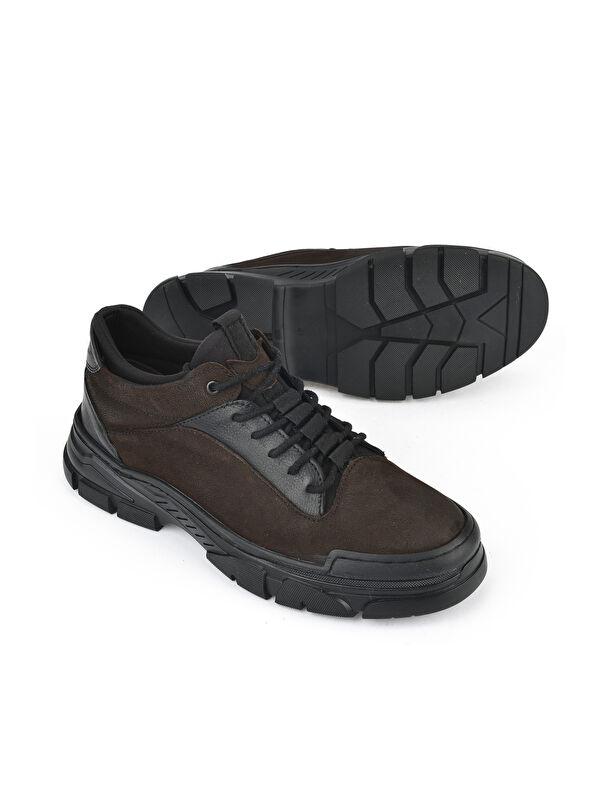 Erkek Hakiki Deri Ayakkabı 1431040ZK2309 Kahve - Görsel 5