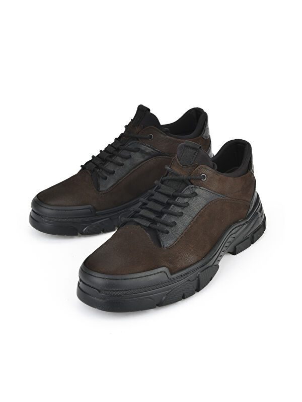 Erkek Hakiki Deri Ayakkabı 1431040ZK2309 Kahve - Görsel 6