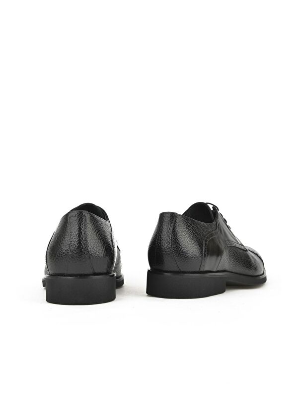 Erkek Hakiki Deri Ayakkabı 141145Z577 Siyah - Görsel 4