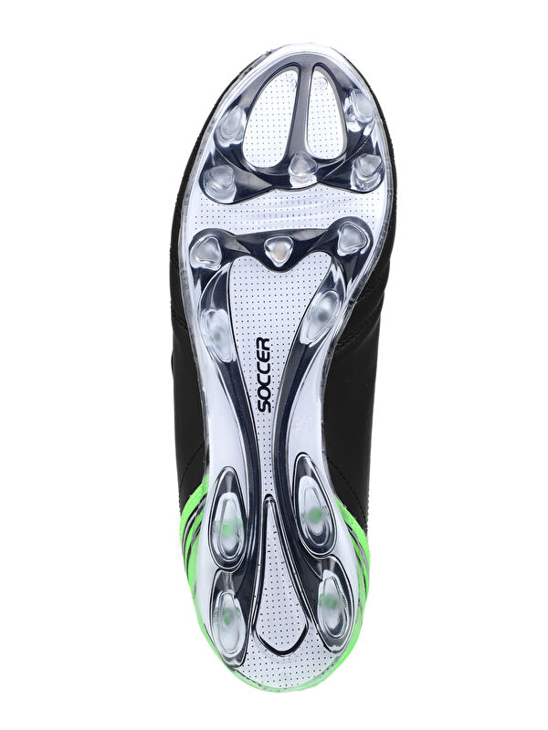 HUGO KR Erkek Halı Saha Siyah / Yeşil Futbol Ayakkabısı - Görsel 8